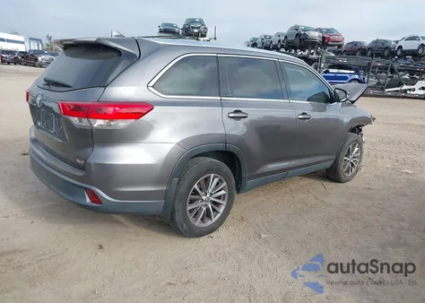 2019 Toyota Highlander Xle из США, поврежденный, VIN 5TDKZRFH9KS322572